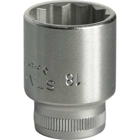 Stahlwille Tools 10 mm (3/8") Socket Size 18 mm L.32 mm, 2010018 02010018